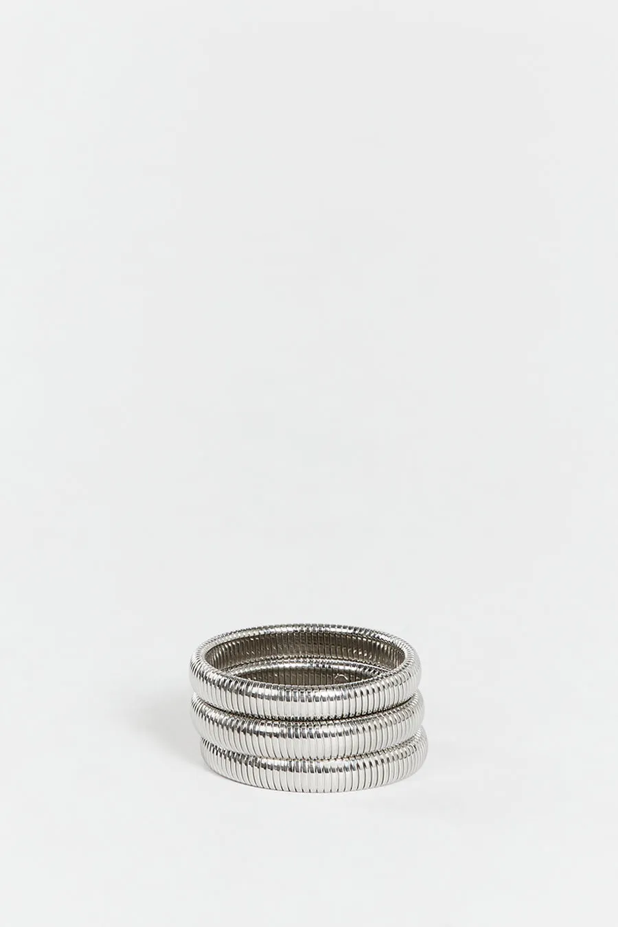 LUV AJ FLEX CHAIN BRACELETS SILVER sold by Dissh