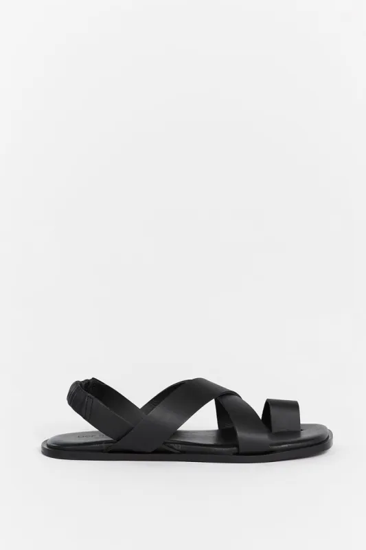 D.O.F STUDIOS PIA BLACK SANDAL sold by Dissh