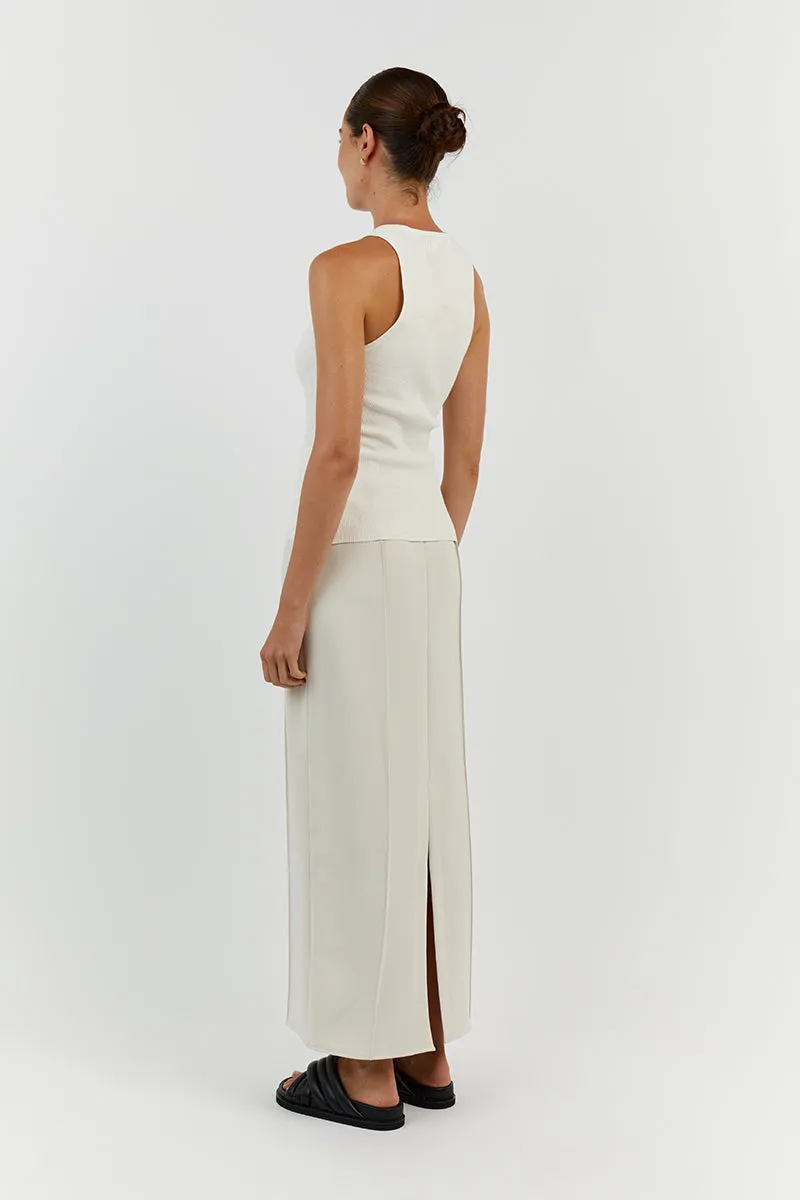 FRANKIE OFF WHITE BOYFRIEND TANK sold by Dissh product image thumbnail 4