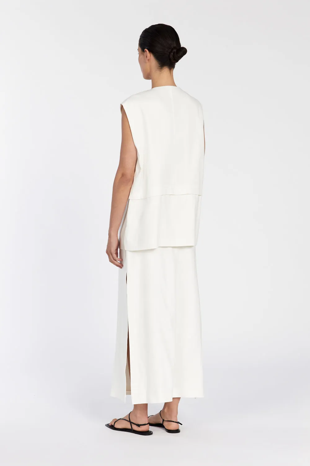 TAYLOR OFF WHITE VEST sold by Dissh product image thumbnail 5