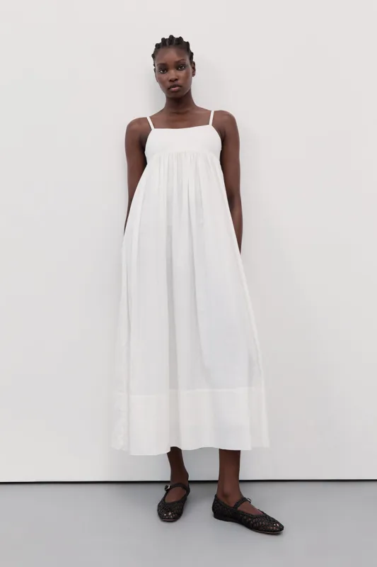 MAEVE WHITE MIDI DRESS made by Dissh