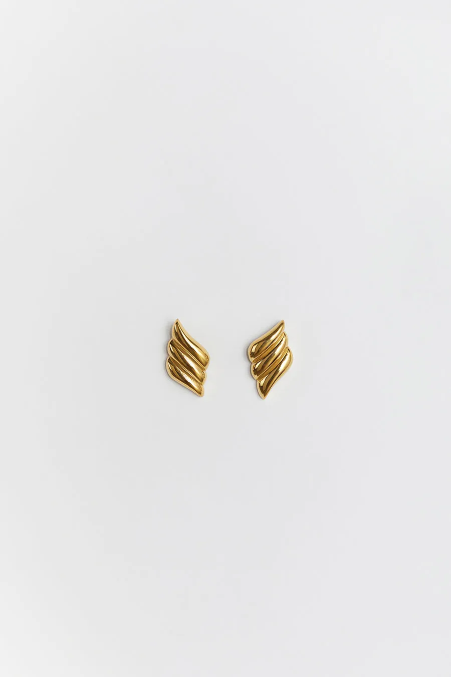 PORTER WING GOLD EARRINGS sold by Dissh