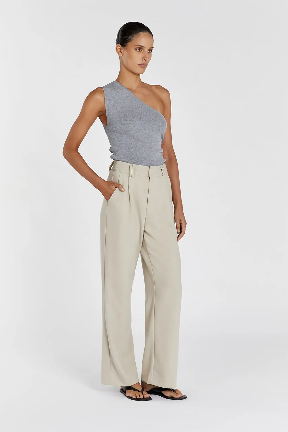 LANE SILVER MARLE ASYM KNIT TOP sold by Dissh product image thumbnail 3