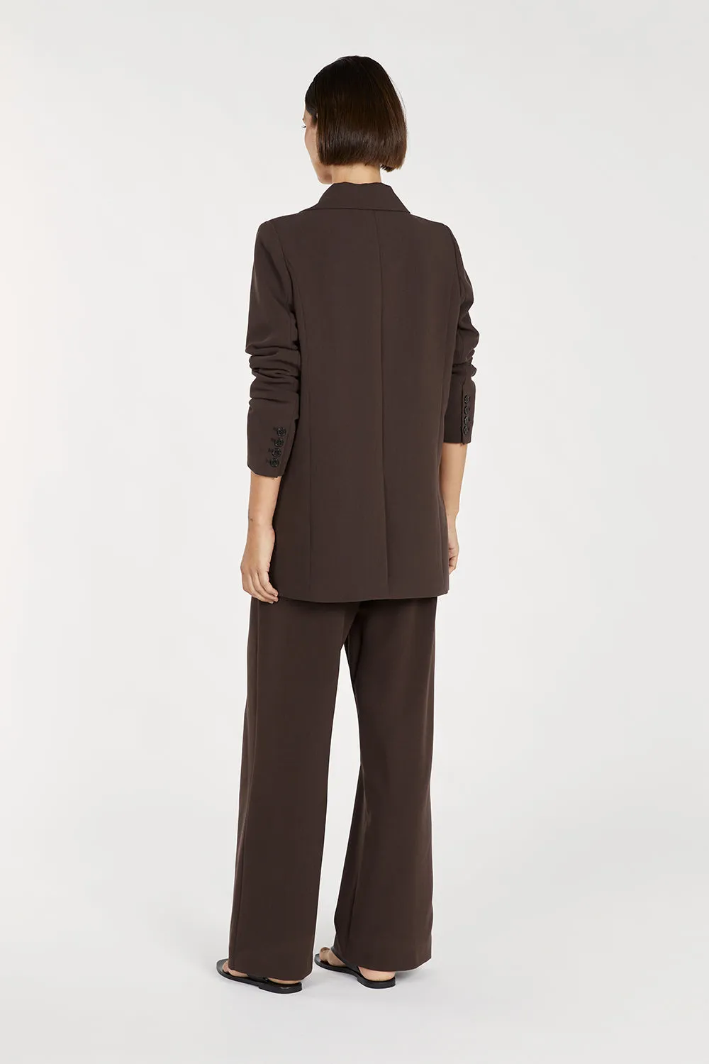 ELLE DARK CHOCOLATE BLAZER sold by Dissh product image thumbnail 4