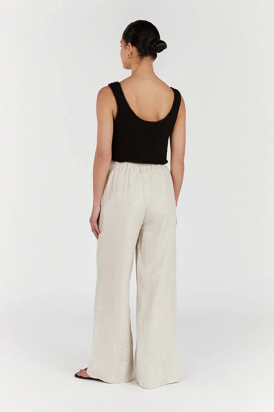 GINA NATURAL LINEN WAIST PANT sold by Dissh product image thumbnail 4