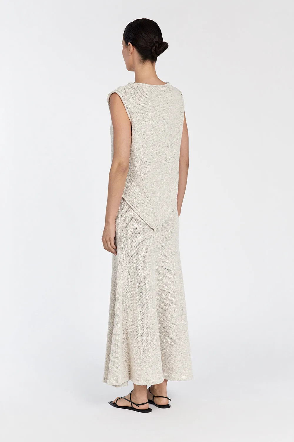 ALTHEA STONE ASYM KNIT TOP sold by Dissh product image thumbnail 4