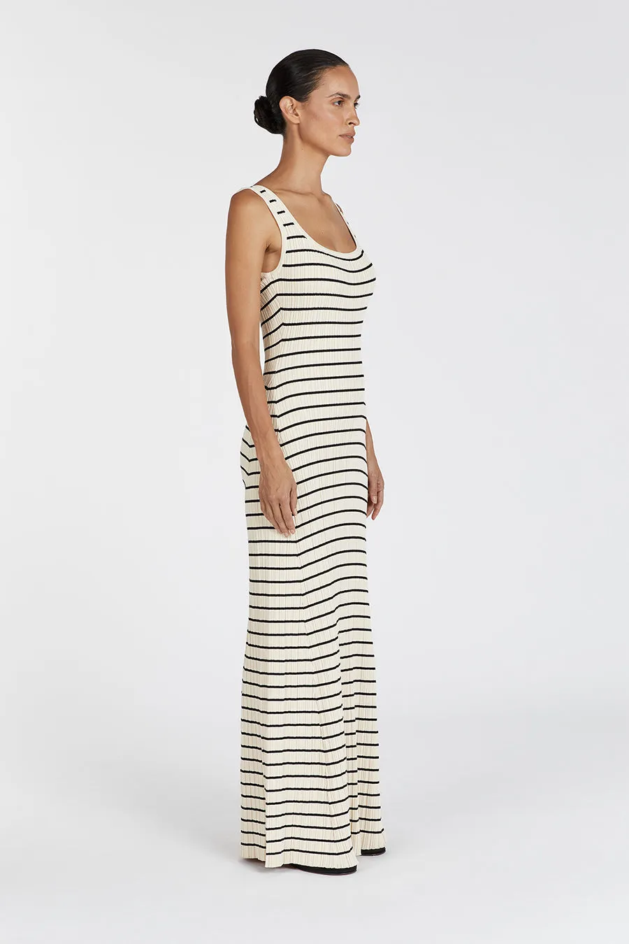 BILLIE BUTTER STRIPE MIDI DRESS sold by Dissh product image thumbnail 3