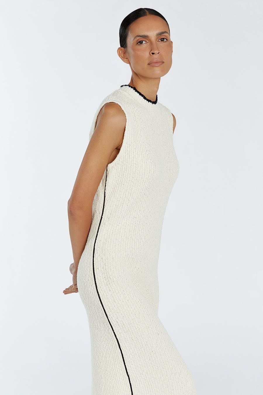 DAKOTA CREAM BOUCLE DRESS sold by Dissh product image thumbnail 2