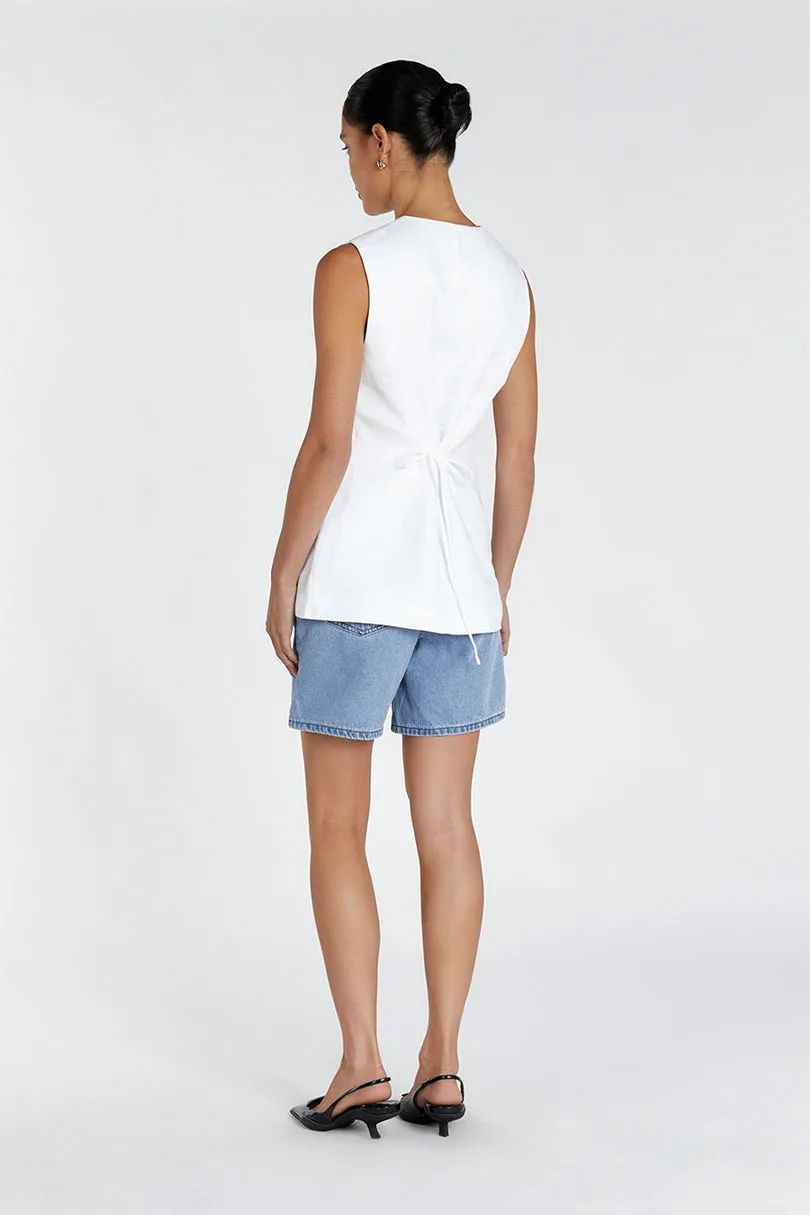 JOPLIN VINTAGE BLUE DENIM SHORT sold by Dissh product image thumbnail 5