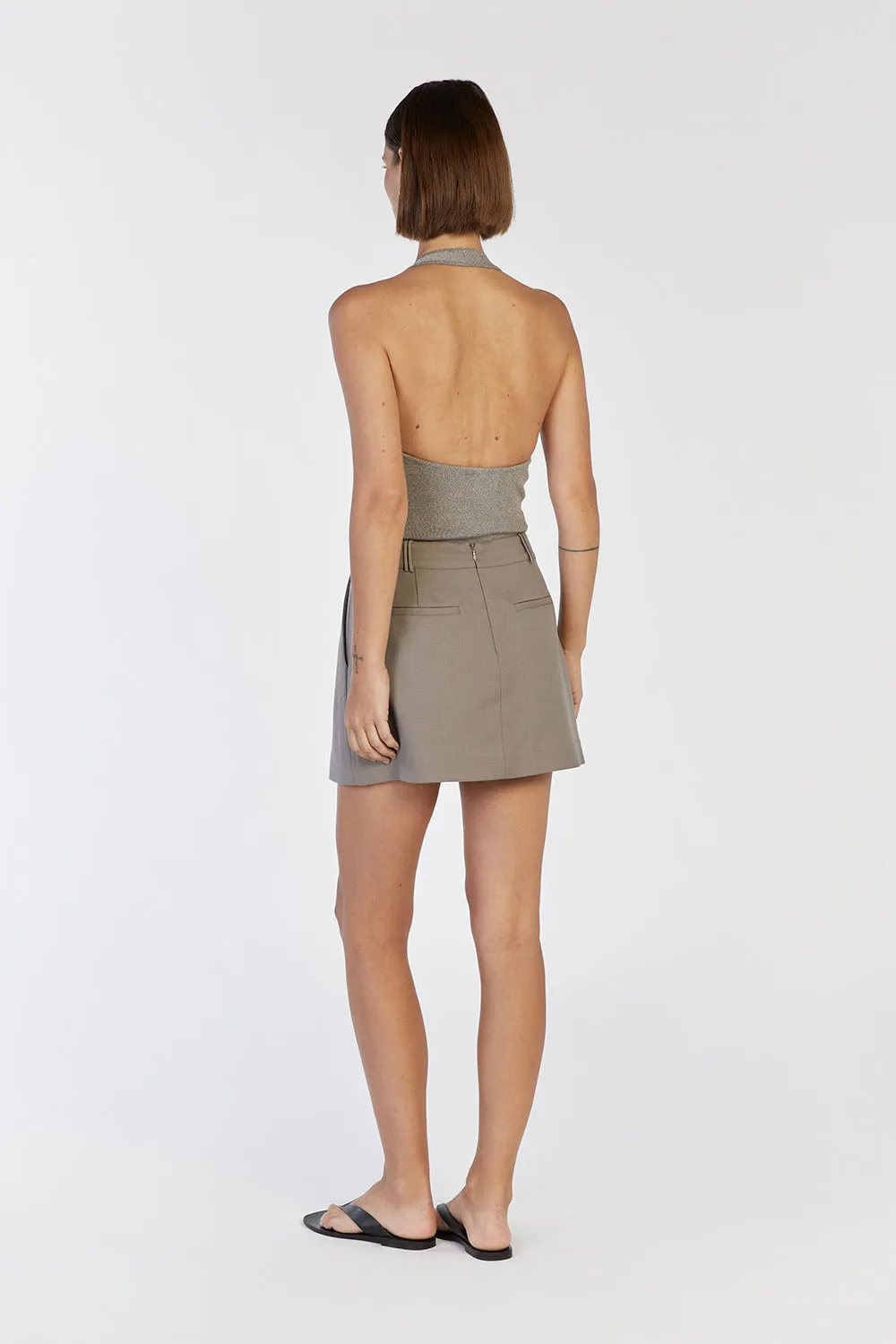 KARLIE SMOKE HALTER KNIT TOP sold by Dissh product image thumbnail 4