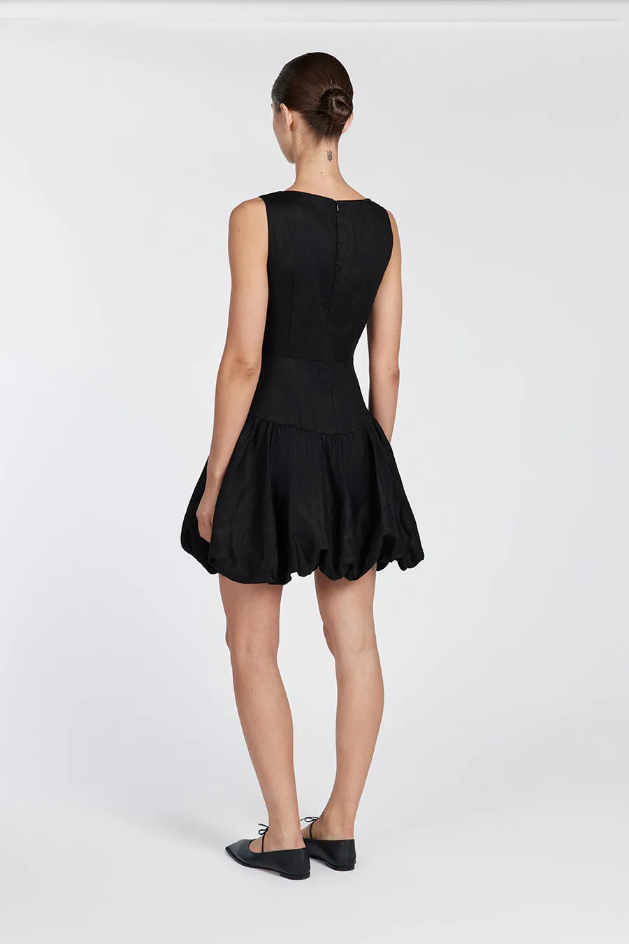 IRINA BLACK BUBBLE MINI DRESS sold by Dissh product image thumbnail 4