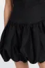 IRINA BLACK BUBBLE MINI DRESS sold by Dissh