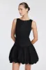 IRINA BLACK BUBBLE MINI DRESS sold by Dissh