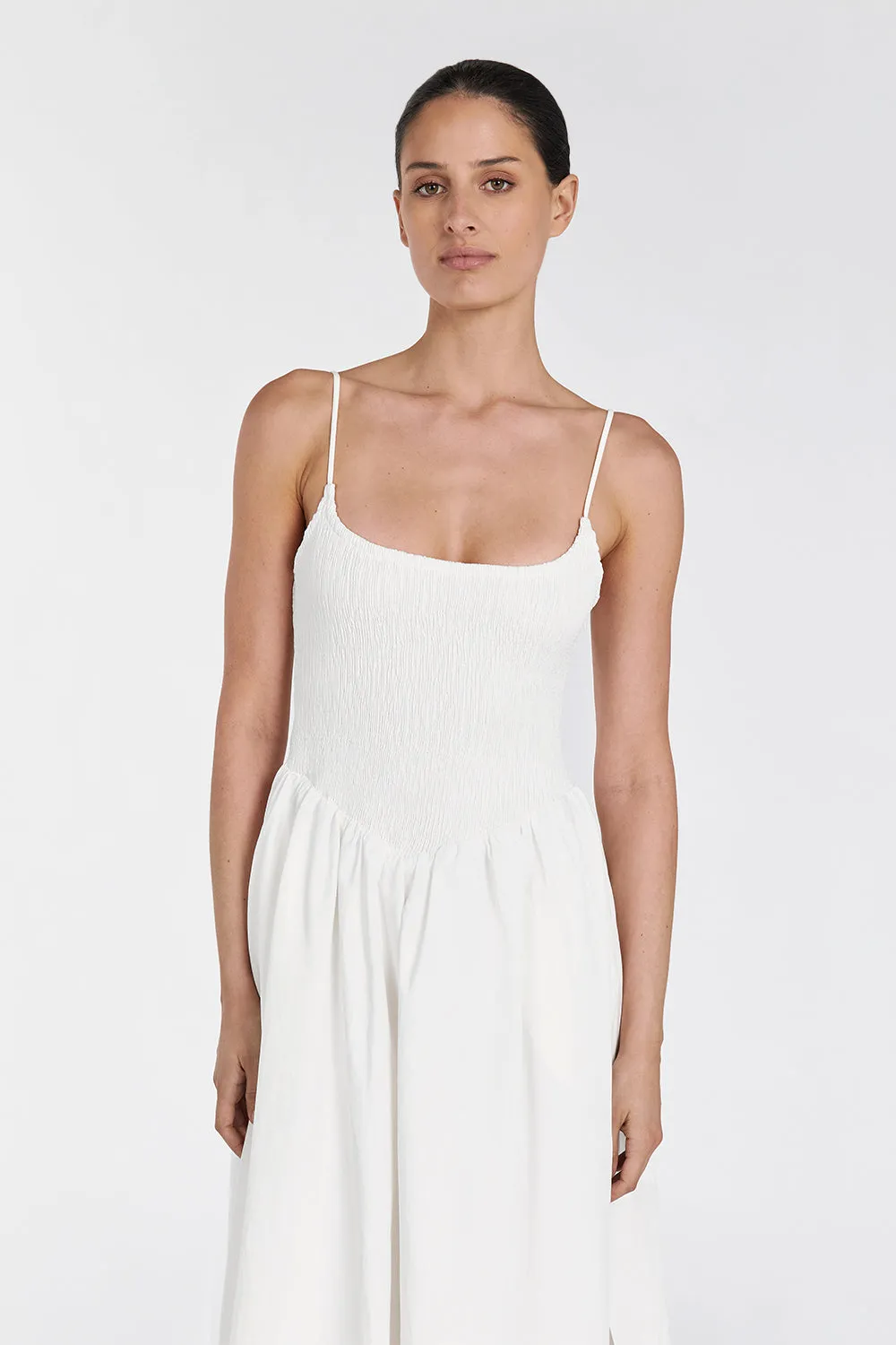 white christmas dresses Milan Dress - White main image 1