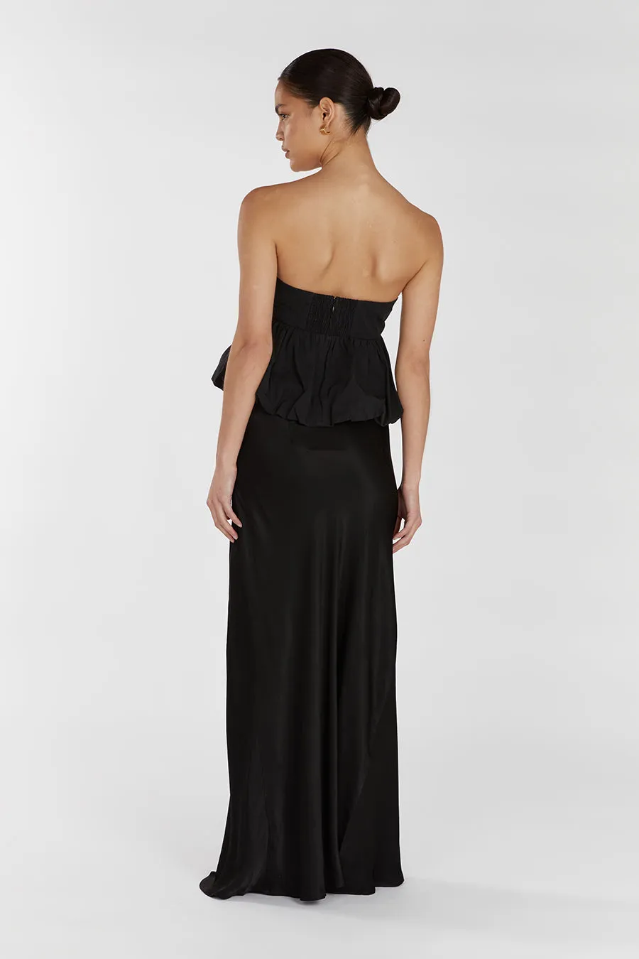 TULLULAH BLACK COTTON BUBBLE TOP sold by Dissh product image thumbnail 4