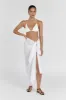 NOVA WHITE LINEN SARONG sold by Dissh