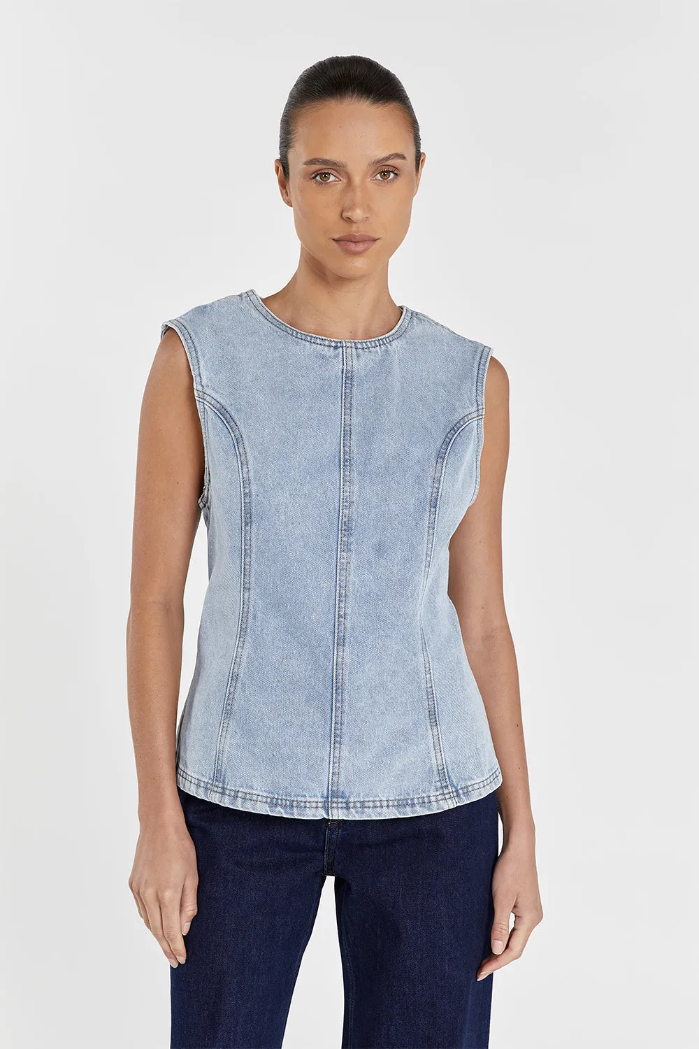 OTIS MID BLUE SHELL TOP sold by Dissh product image thumbnail 5