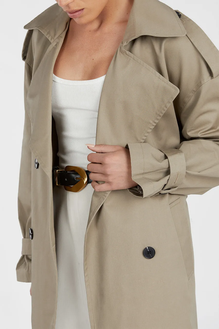 CAMERON MOSS TRENCH COAT sold by Dissh product image thumbnail 5