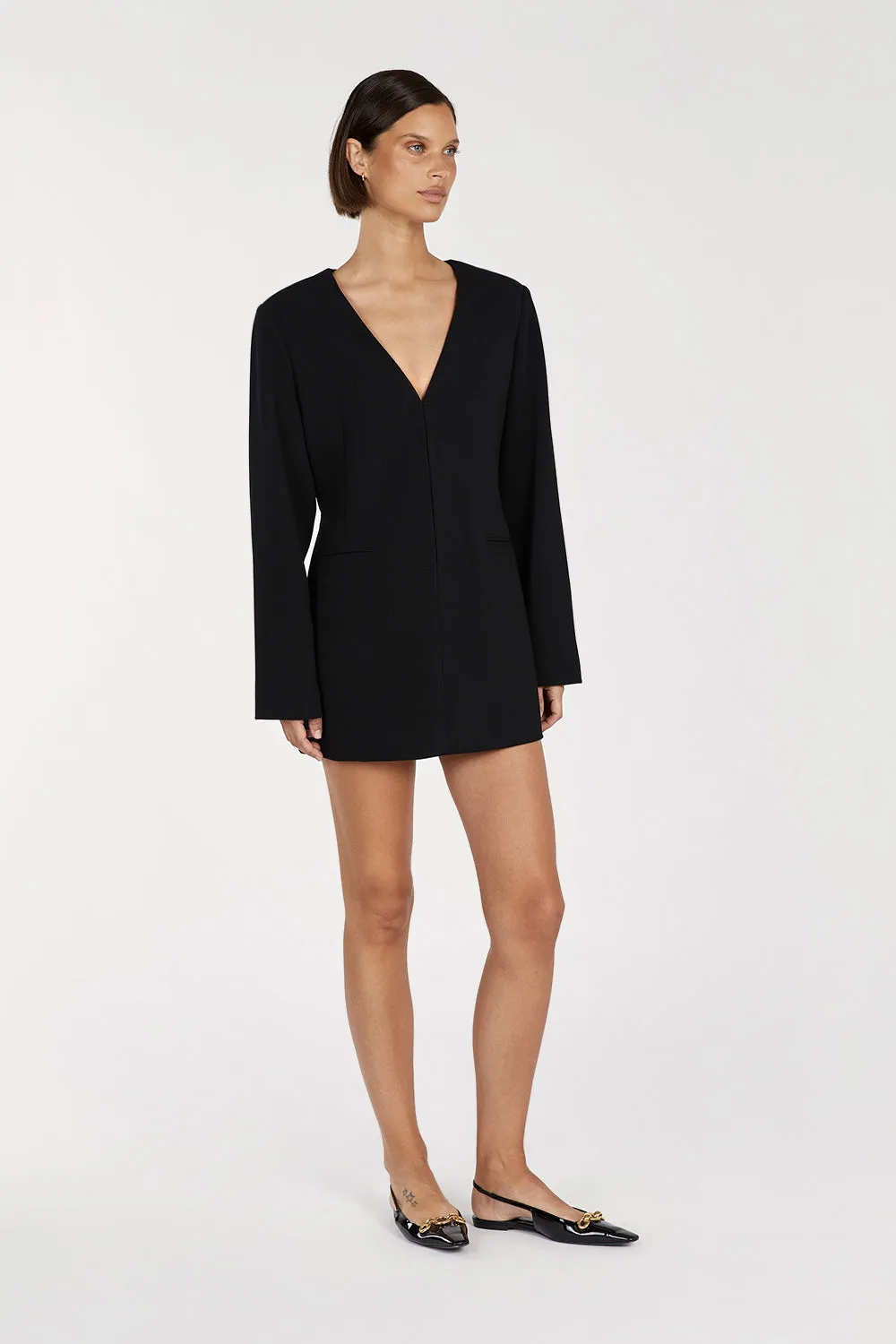 ISSEY BLACK BLAZER MINI DRESS sold by Dissh product image thumbnail 3