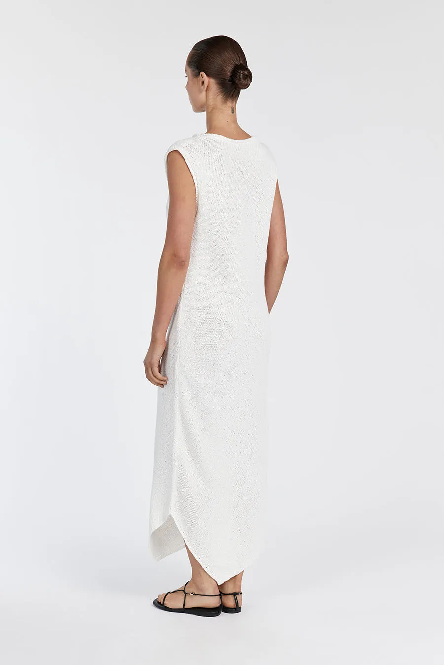 ALTHEA OFF WHITE MIDI DRESS sold by Dissh product image thumbnail 5