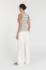 HENRY WHITE STRIPED KNIT TANK sold by Dissh