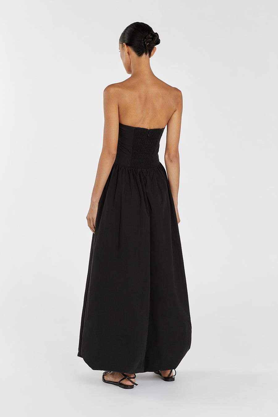 MONTY BLACK COTTON BUBBLE DRESS sold by Dissh product image thumbnail 4