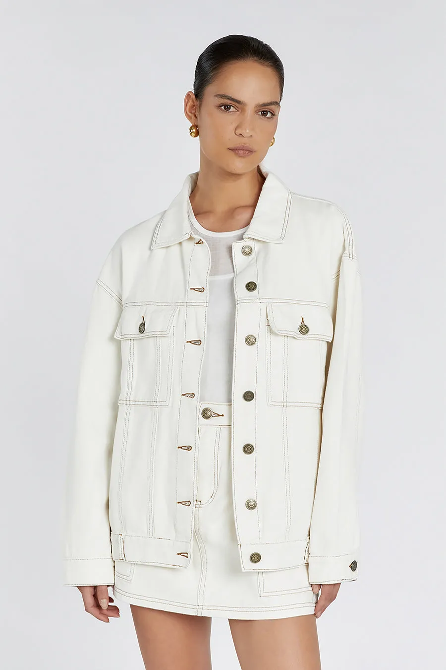 COLTON OVERSIZED TRUCKER JACKET sold by Dissh product image thumbnail 2