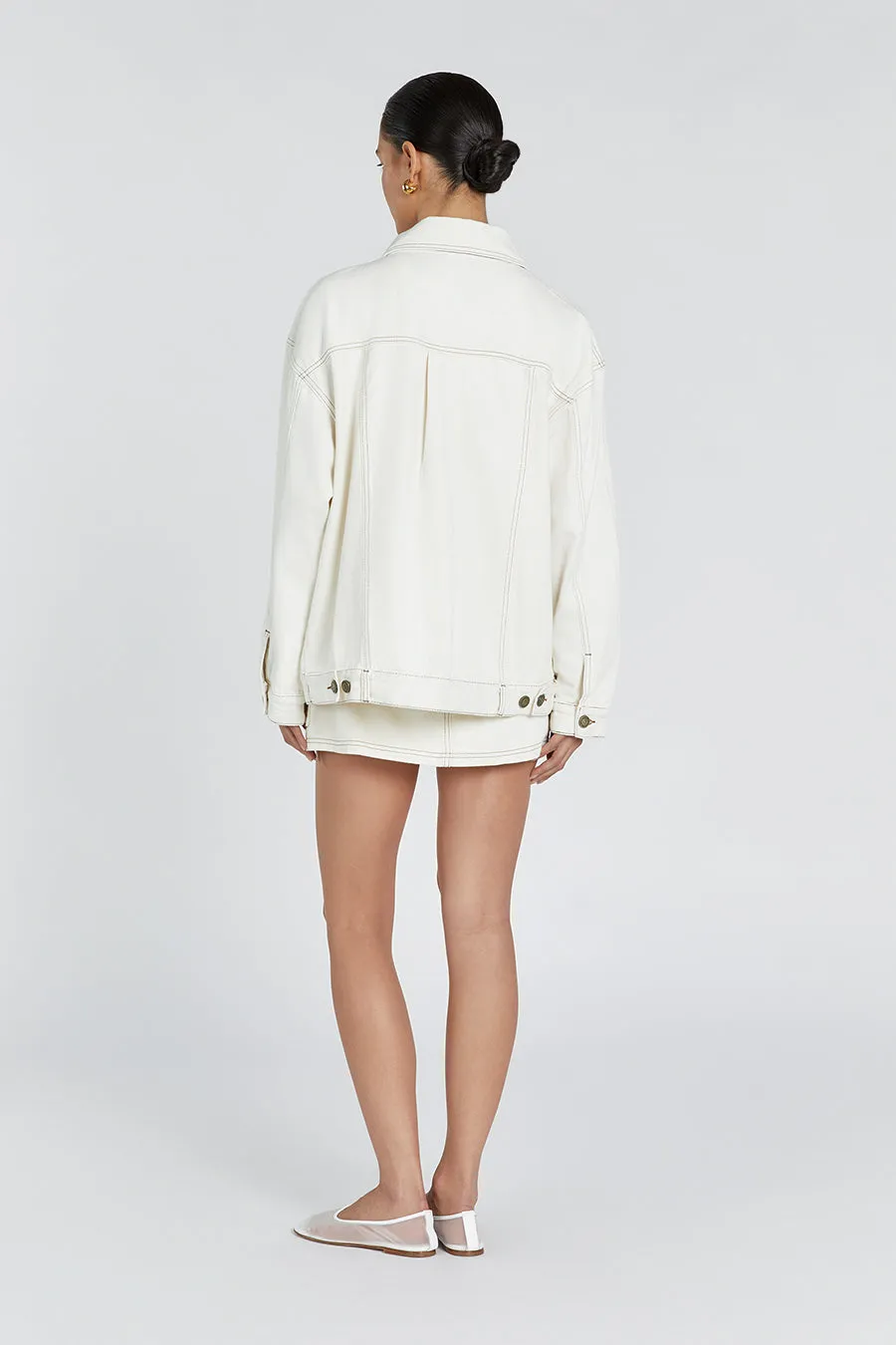 COLTON OVERSIZED TRUCKER JACKET sold by Dissh product image thumbnail 4