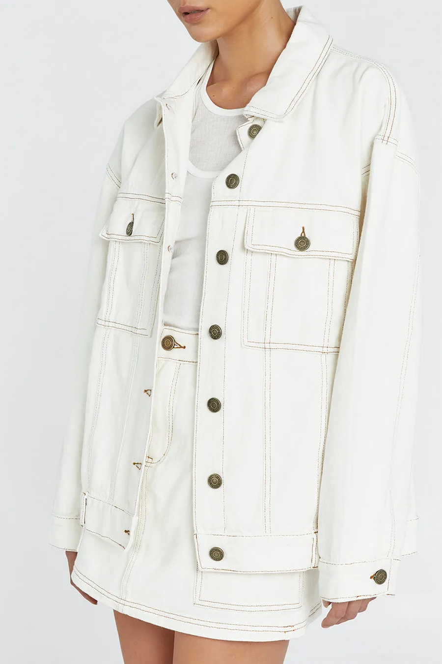 COLTON OVERSIZED TRUCKER JACKET sold by Dissh product image thumbnail 5