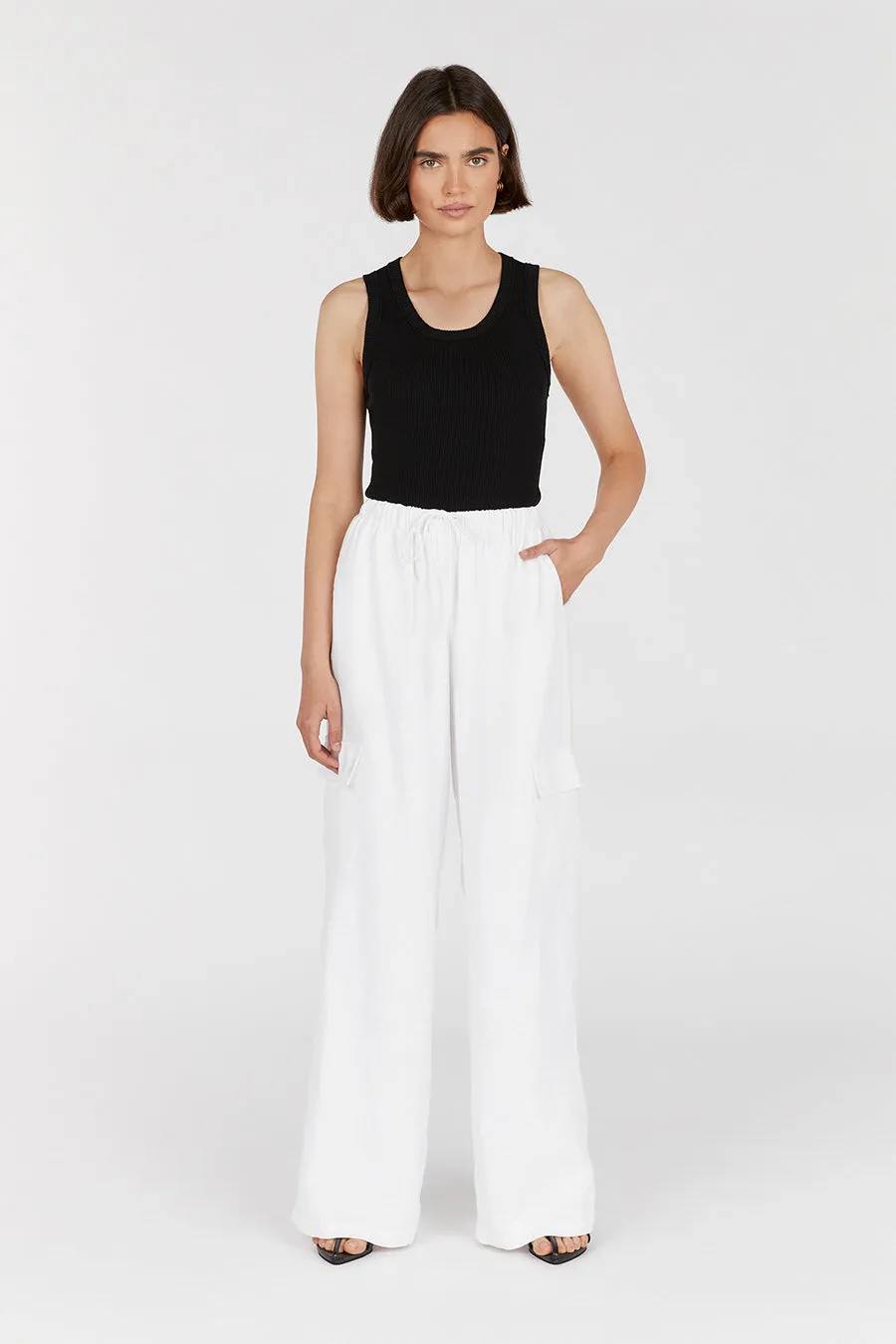 LEXI BLACK TANK sold by Dissh