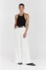 KARLIE BLACK BIND HALTER TOP sold by Dissh
