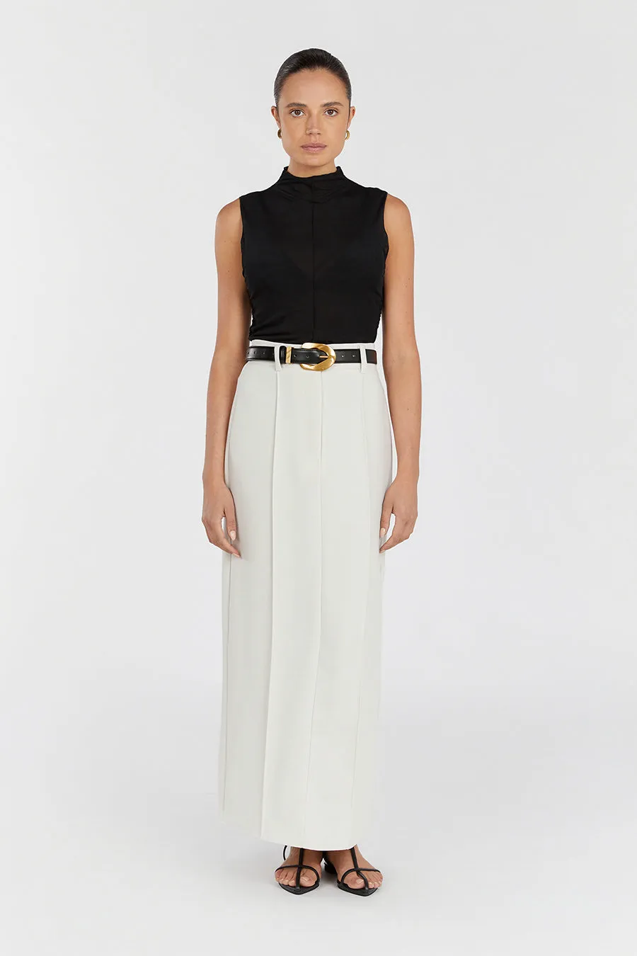 ROWAN BONE MIDI SKIRT sold by Dissh