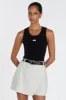 ASTER CHALK LINEN SKORT sold by Dissh
