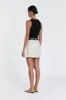 ASTER CHALK LINEN SKORT sold by Dissh