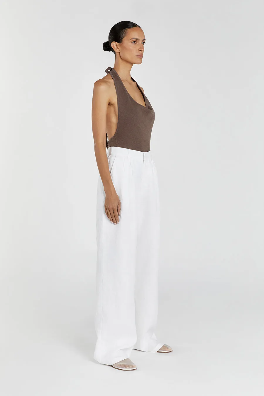 ALICE LATTE COWL NECK HALTER TOP sold by Dissh product image thumbnail 3