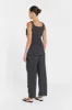 CAREY CHARCOAL SCOOP NECK TOP sold by Dissh