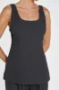CAREY CHARCOAL SCOOP NECK TOP sold by Dissh