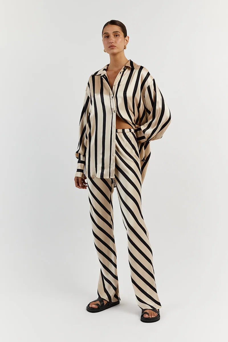 PIPPA STONE SATIN BIAS CUT PANT sold by Dissh