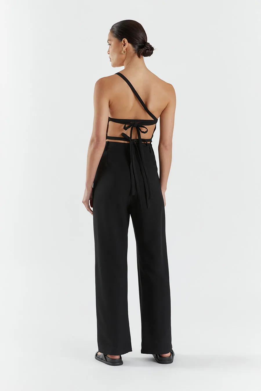 ROWAN BLACK ASYM TOP sold by Dissh product image thumbnail 2