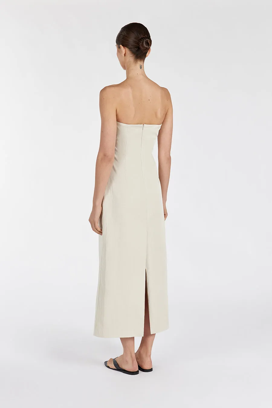 OPAL OAT STRAPLESS MIDI DRESS sold by Dissh product image thumbnail 5