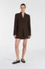 LIV BITTER CHOC BOYFRIEND BLAZER sold by Dissh