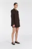LIV BITTER CHOC BOYFRIEND BLAZER sold by Dissh