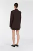 LIV BITTER CHOC BOYFRIEND BLAZER sold by Dissh