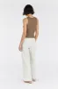 ZANTHE CHOC MARLE KNIT TOP sold by Dissh