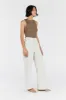 ZANTHE CHOC MARLE KNIT TOP sold by Dissh