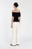 CONRAD BLACK OFF SHOULDER TOP sold by Dissh