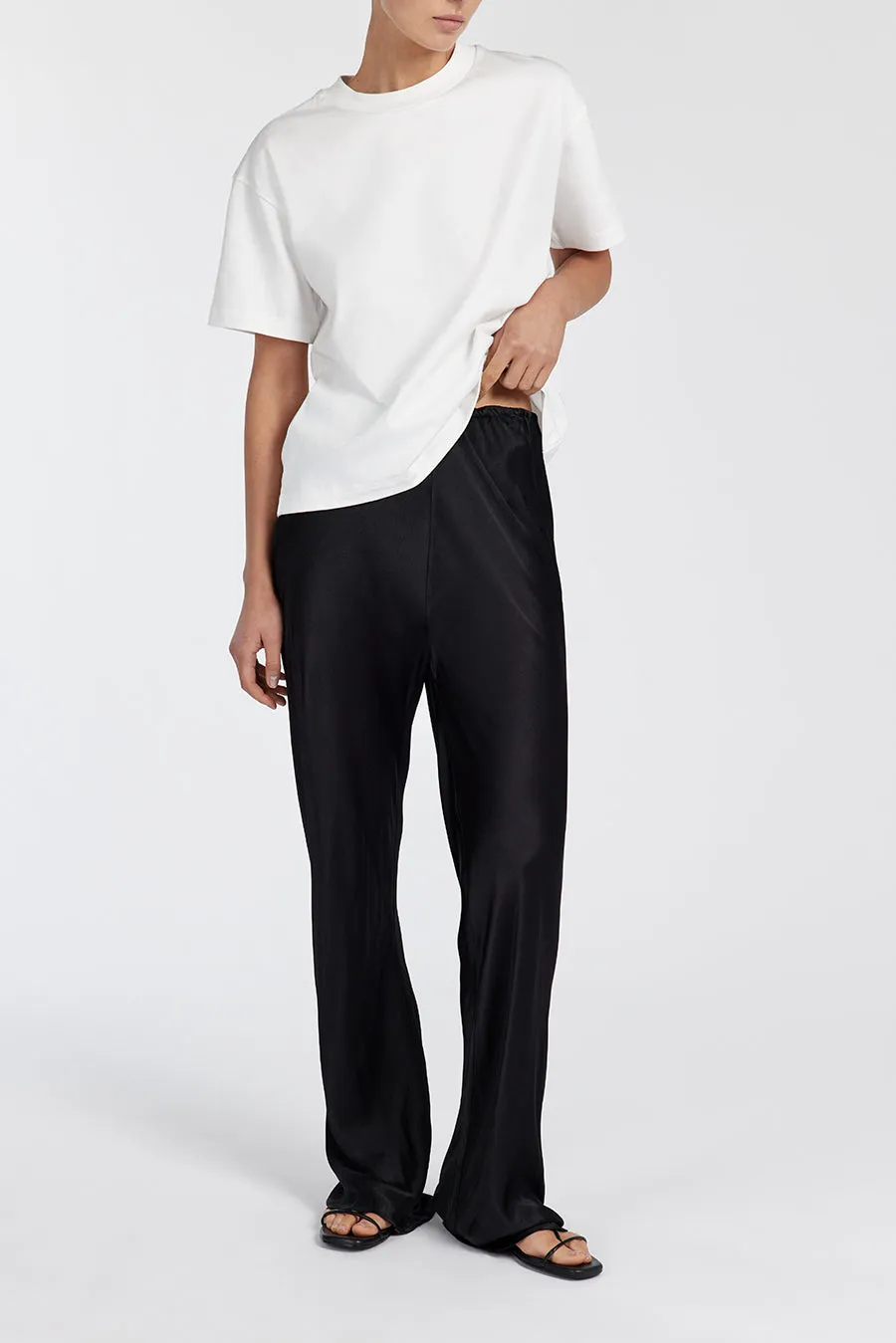 MYKA BLACK SATIN PANT sold by Dissh product image thumbnail 2