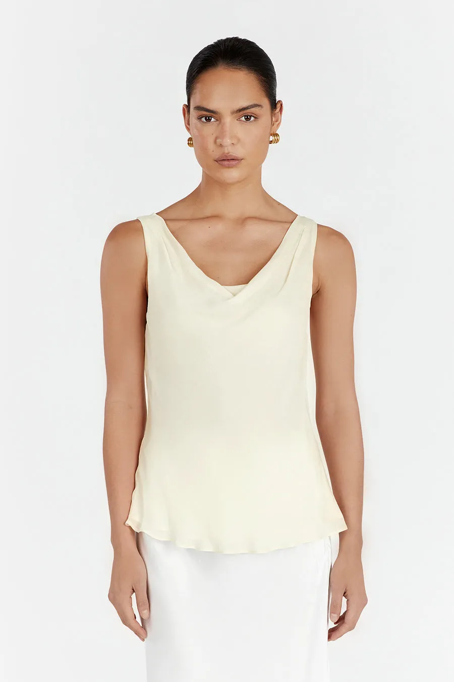 JOHNNY BUTTERMILK COWL NECK TOP sold by Dissh product image thumbnail 2