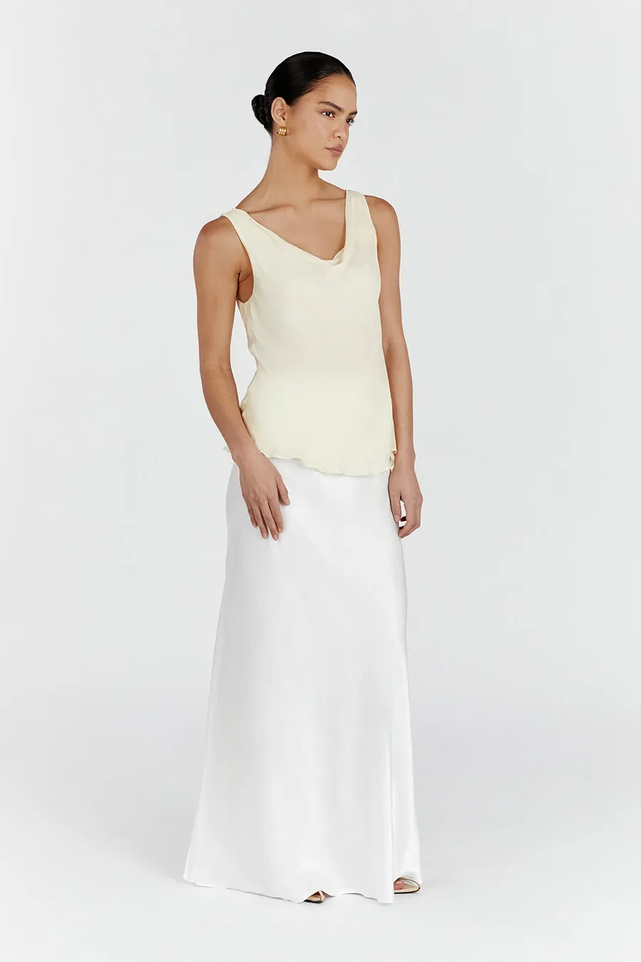 JOHNNY BUTTERMILK COWL NECK TOP sold by Dissh product image thumbnail 3