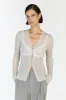 NOVA SILVER LONG SLEEVE KNIT TOP sold by Dissh